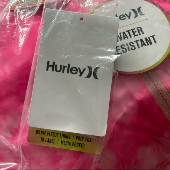 Hurley Youth Heavyweight Snow Jacket Girls Size M-10/12 NWT - Picture 4 of 9